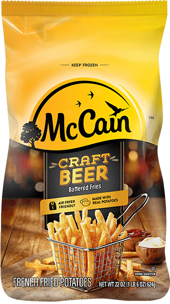 Craft Beer Battered Potatoes Thin Cut